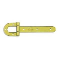 Imagem de Dobradiça Ferradura N-5 40cm Forsul para portão, porteira e porta Dourada