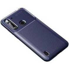 Imagem de Capa Capinha Motorola Moto G8 Power Lite Tela 6.5 Case Fibra De Carbono Anti Impacto -...