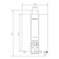 Imagem de Aquecedor de Água GLP Lorenzetti LZ1600DE, 15 Litros, Exaustão Forçada