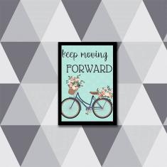 Imagem de Quadro Decorativo Keep Moving Forward 45x34cm