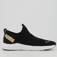 Imagem de Tênis Puma Prowl Slip On Bdp Feminino Preto E Dourado