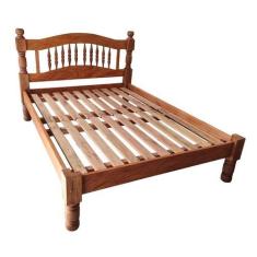 Imagem de Cama De Casal Arco Em Madeira De Demolição - Cód 1222 - Barrocarte