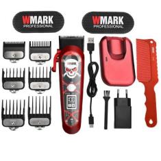 Imagem de Aparador De Pelo Wmark NG 130 Corte Base de Inducao Red