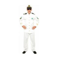 Imagem de Fantasia Capitão da Marinha Adulto - Jade Fashion, P