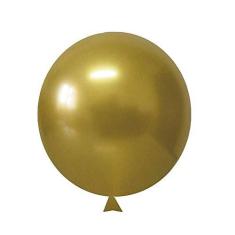 Imagem de Balão Cromado Alumínio Dourado - 5 Polegadas - 25 Unidades
