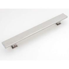 Imagem de Puxador Duplo Para Porta Planus 40Cm Eco Geris Inox Escovado