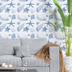 Imagem de Papel de Parede Adesivo Comércio Natureza N02233 Rolo de 0,58x3,00M