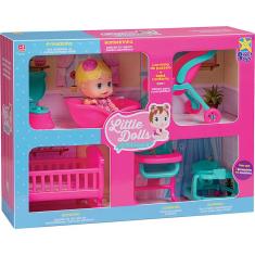 Imagem de Boneca Little Dolls Divertoys Casinha 8023