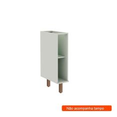 Imagem de balcão de cozinha iluminada verde mint 20 cm