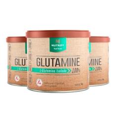Imagem de Kit 3 Glutamine L-Glutamina Isolada Neutro Nutrify 150g