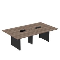 Imagem de Mesa de Reunião 2400x1400 Mrcpb2414pp Walnut/Preto
