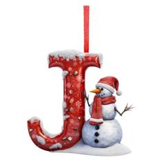 Imagem de Ornamento da letra da árvore de Natal, letra do de neve Enfeites de Natal,Pingente de carro com carta padrão de de neve criativo | Pingente de acrílico de 26 letras, peças centrais de Natal para decor