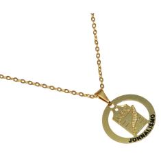 Imagem de Colar Minha Profissão Jornalismo Jornal Folheado Ouro 18k