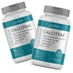 Imagem de Calcitrax Calcio Citrato Malato com Vitaminas Premium Lauton - Kit 2