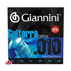 Imagem de Encordoamento Giannini Para Guitarra 010 Niquel Geegst10