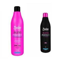 Imagem de Detra Kit Lipotexturizador Capilar Blend Perfect - Passo 2B 1Lt + Deep Shampoo 1Lt - R