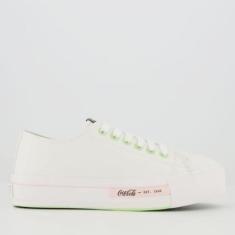 Imagem de Tênis Coca Cola Daytona Plataforma Town Feminino Branco-Feminino