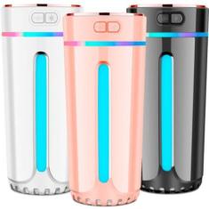 Imagem de Umidificador De Ar Portátil Usb 300ml Com Led Rgb Quarto - Onistek