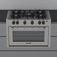 Imagem de Fogao a Gas de Embutir 5 Bocas Venax Gaudi Line Inox