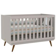 Imagem de Berço Matic Retrô Cinza Ecowood Padrão Americano