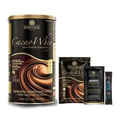 Imagem de Cacao Whey 900g + 4 Amostras Sortidas - Essential Nutrition