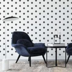 Imagem de Papel De Parede Adesivo Geométrico Estrela N02035 Rl 0,58X3M