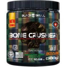 Imagem de Pre Treino Bone Crusher (300g) Nova Formula - Limão - Black Skull-Unissex