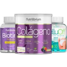 Imagem de Colágeno Verisol Hialuron + Celluoff  + Biotina Nutrilibrium