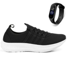 Imagem de Kit Tênis Esportivo Academia Esporte Corrida Caminhada Treino Confortá