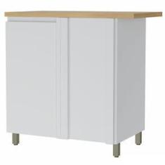 Imagem de Balcão de Canto Nesher Rainha em MDF 15mm com 1 Porta e 1 Prateleira - 92cm de largura