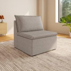 Imagem de Sofá Modular Central 85cm Zen Cabecasa Madeiramadeira Marrom