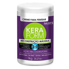 Imagem de Creme P/Pentear Keraform Reconstrução Máxima, Skafe