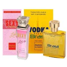 Imagem de Perfume Vodka Brasil Amarelo + Sexy Woman Love - Paris Elysees 100ml