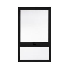 Imagem de Janela de Alumínio Maxim Ar 100x60cm com Peitoril Fixo Magnum Atlântica Preto