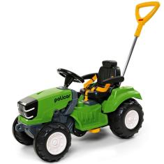 Imagem de Quadriciclo Trator Passeio E Pedal Infantil Verde - Poliplac