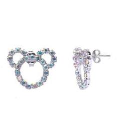 Imagem de Brinco Com Cristais do Mickey Mouse Folheado A Metalico