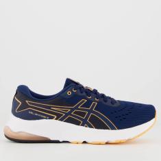 Imagem de Tênis Asics Gel-Shinobi Feminino Marinho e Laranja-Feminino
