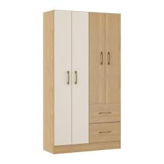 Imagem de Roupeiro Solteiro 93x172Cm MDP Carvalho 8004 MENU