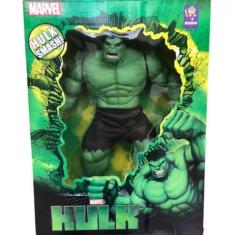 Imagem de Boneco Hulk Esmaga Clássico 43cm Articulado Marvel 453 Mimo