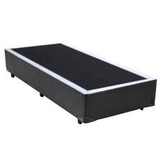 Imagem de Cama Box Solteiro Sintético SerenePrime Cinza 88x188x40