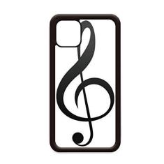Imagem de Capa preta Music aguda branca para iPhone 11 Pro Max para Apple Mobile Case Shell