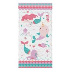 Imagem de Toalha de Banho Infantil Estampada Lepper Rosa, Rosa, UN