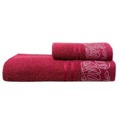 Imagem de Jogo de Toalhas 2 peças Jacquard 360g/m² - Atlanta - Feirão de Toalhas