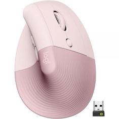 Imagem de Mouse Logitech Lift Vertical Ergonomico Pink