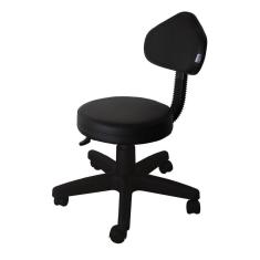 Imagem de Cadeira Giratória para Escritório Encosto Tira Mocho Zion Ecoflex Couro Preto