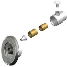 Imagem de Disp. De Hidromassagem Abs/inox Pratic 1.1/2 Tubo De 60mm