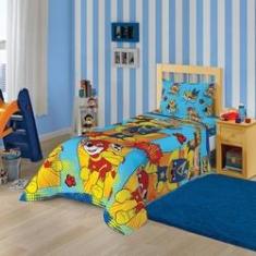 Kit Jogo de Cama Solteiro Infantil Menina Lilás Happy Day Lady 5