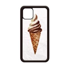 Imagem de Capa marrom chocolate doce padrão de sorvete para iPhone 11 Pro Max para Apple Mobile Case