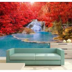 Imagem de Papel de Parede - Painel Fotográfico Cachoeira 3D 1M² na 011