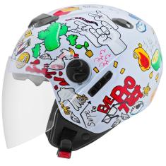 Imagem de Capacete Pro Tork New Atomic Universe Brilhante Aberto Moto-Unissex